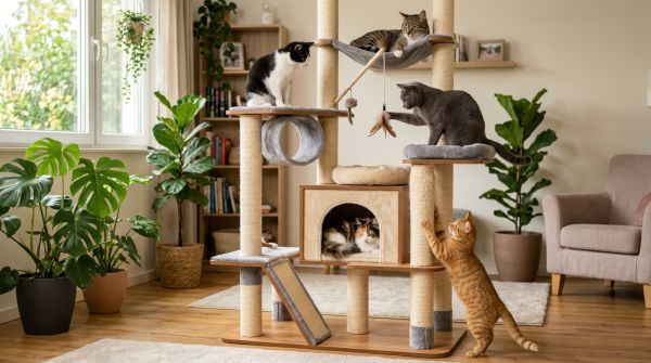 Découvrez les arbres à chat qui raviront votre félin