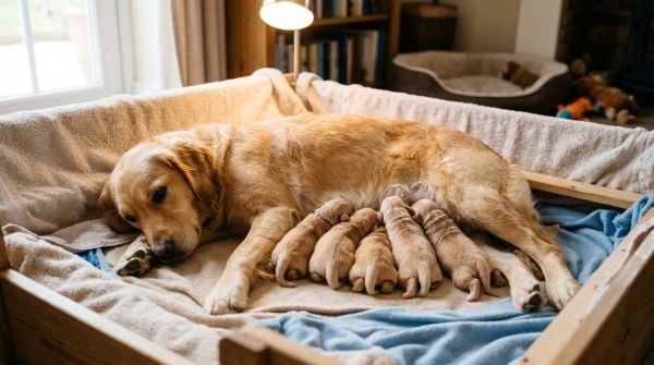 Reproduction canine : les signes d'une gestation réussie