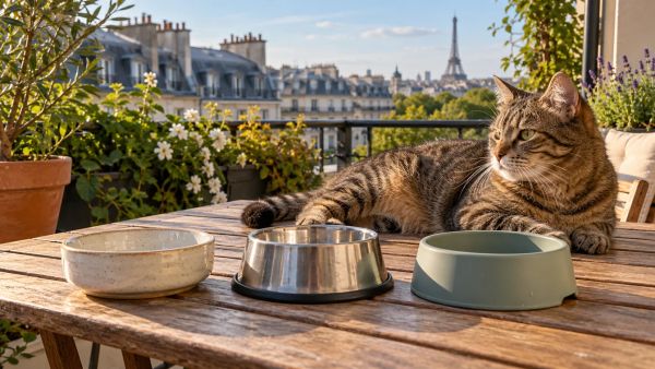 Top 3 options de gamelles pour chats : céramique, inox ou plastique ?